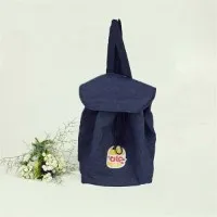 Sak zepòl faktori founiti nwa oswa blan Retractable twal zepòl sak