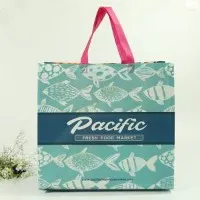 Sak makèt makèt ak pwomosyon piblisite ki pa tise Tote Shoppingbag